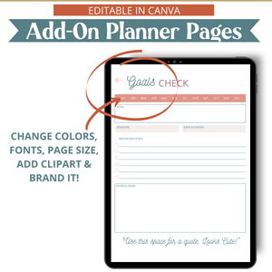 27 ADD-ON PLANNER LAYOUTS (Commercial Use)