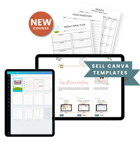 DESIGN & SELL CANVA TEMPLATES (with Master Resale Rights)
